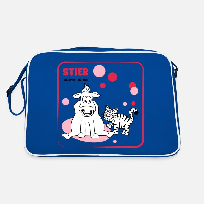 Zodiac sign Taurus Retro Bag