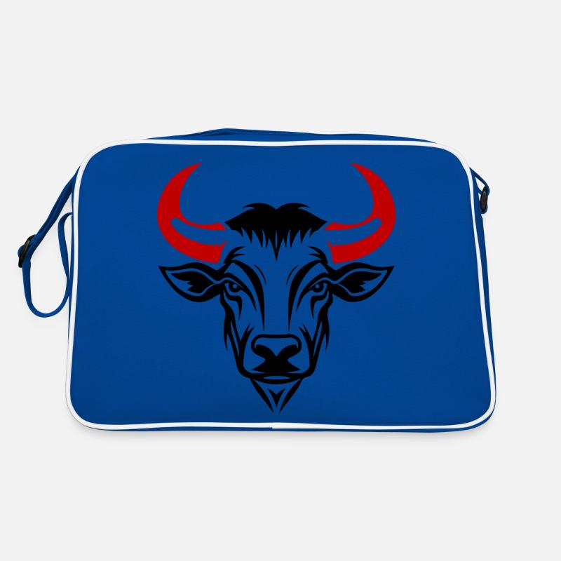 Bulle Kopf Taurus Retro Tasche