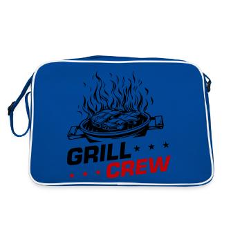 Grill Crew Grilling - Retro Bag - blue/white - Back