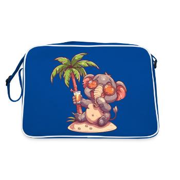Mammoth Summer Beach Vacation - Retro Bag - blue/white - Back
