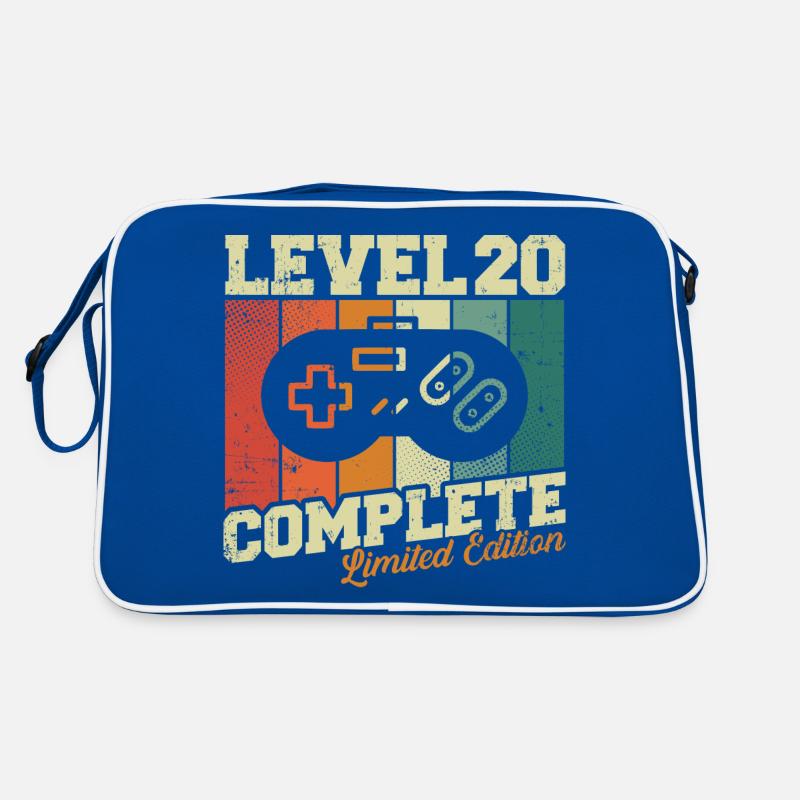 20 Geburtstag Geschenk Level 20 Complete Retro Tasche