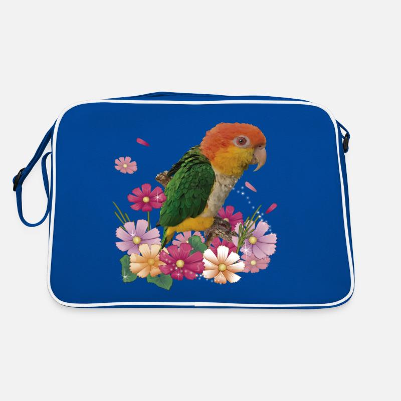 The orange-headed caique Retro Bag