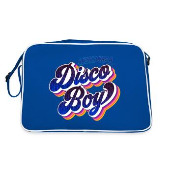 Disco Boy | Chemise de fête de fête - Sac Retro - bleu/blanc - Dos