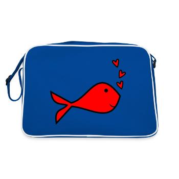 BONNE FÊTE PAPA. PAPA. FÊTE DES PÈRES. BONNE FÊTE - Sac Retro - bleu/blanc - Dos