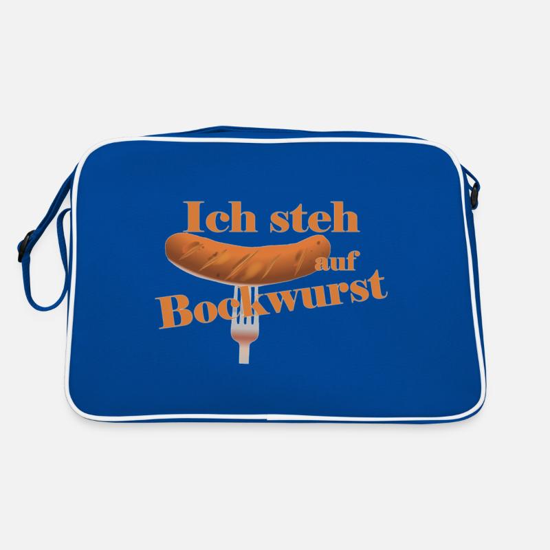 Bockwurst Freunde Retro Tasche