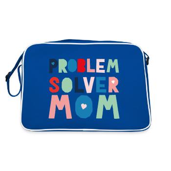 Problem Solver Mom - Retro Bag - blue/white - Back