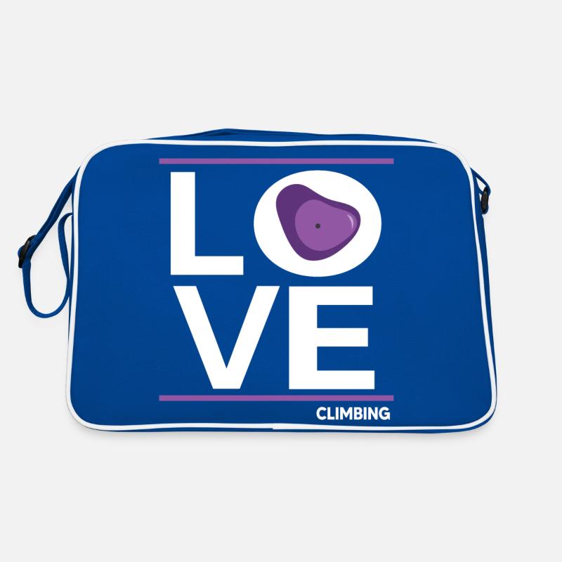 bouldern boulderfelsen freiklettern climbing Retro Tasche