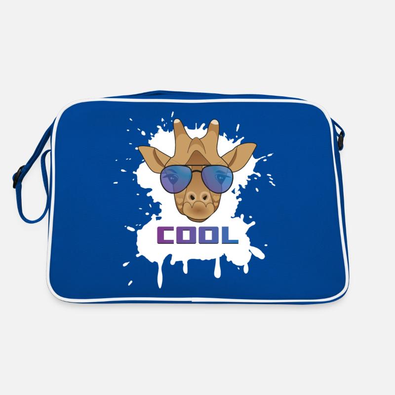 Giraffe cool white Retro Bag