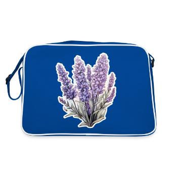 Lavande - Sac Retro - bleu/blanc - Dos