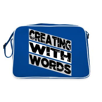 Projets créatifs Techniques d’écriture Drôle Heureux - Sac Retro - bleu/blanc - Dos