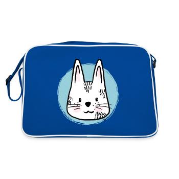 Sweet Rabbit - Portrait - Sac Retro - bleu/blanc - Dos