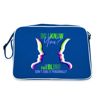 Aveugle - Sac Retro - bleu/blanc - Dos