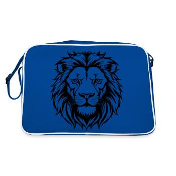 Lion - Sac Retro - bleu/blanc - Dos