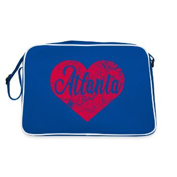 Atlanta Heart - Retro Bag - blue/white - Back