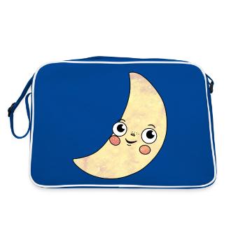 Lune cosmique - Sac Retro - bleu/blanc - Dos