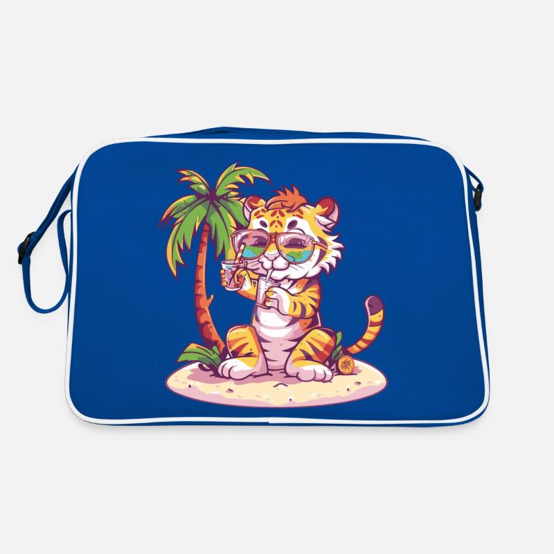 Vacances d’été à la plage Tiger Sac Retro
