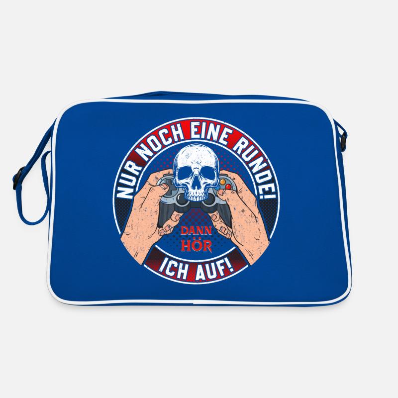 Nur noch eine Runde, dann hör ich auf Retro Tasche