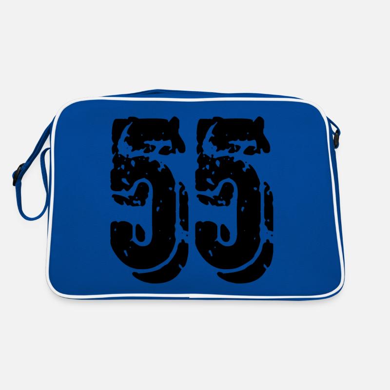 55 number jersey - Retro Bag - blue/white