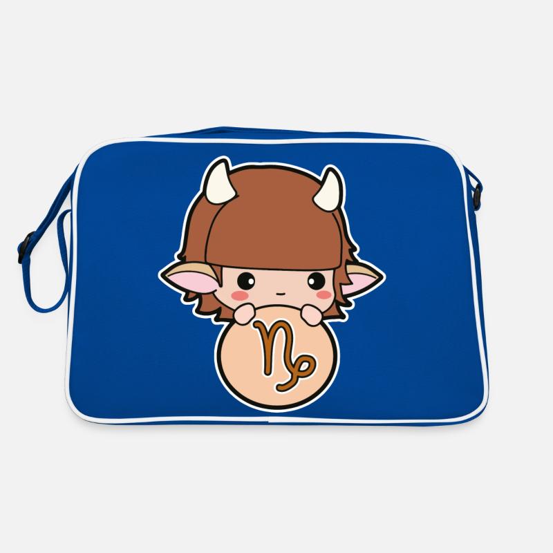 Steinbock Sternzeichen Retro Tasche