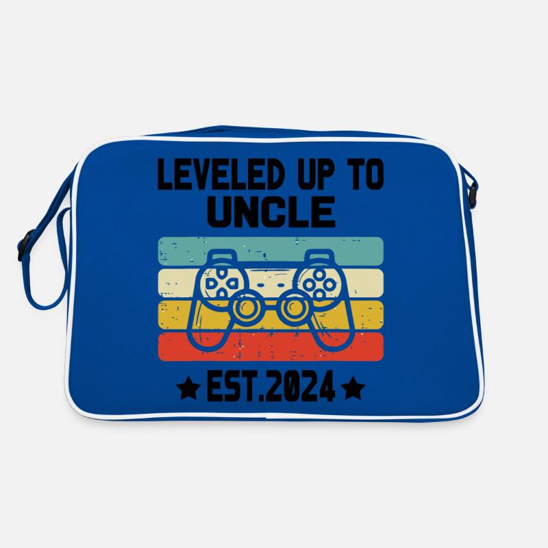 First Time Uncle Est 2024 leveled up East 2024 Retro Bag