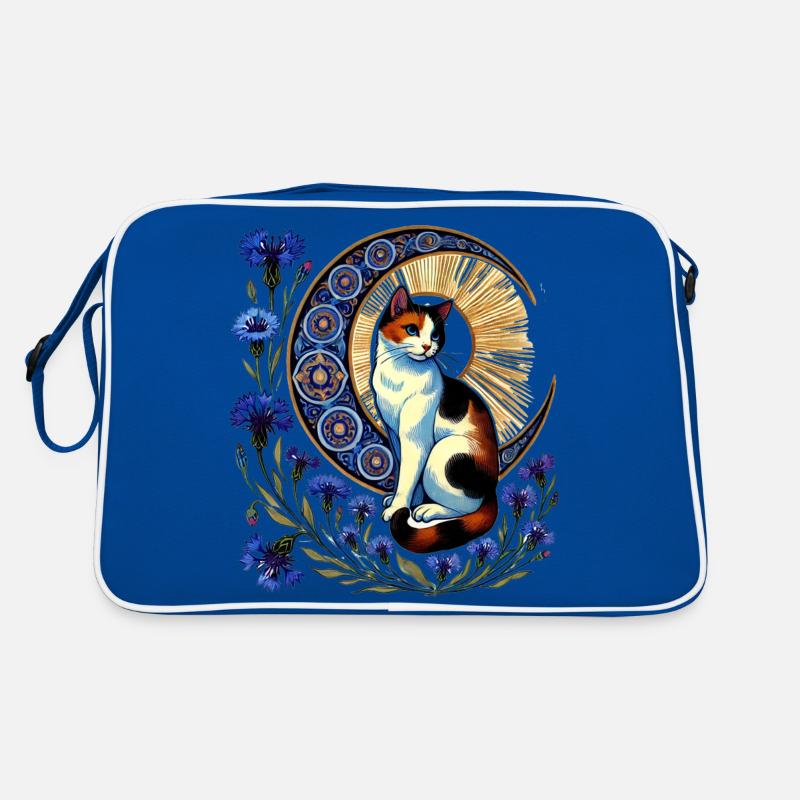Calico Chat Lune Sac Retro