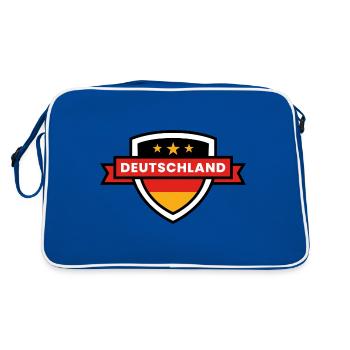 Germany Sports Teams - Coat of Arms Red - Retro Bag - blue/white - Back