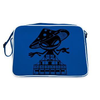 système psylosound petit - Sac Retro - bleu/blanc - Dos