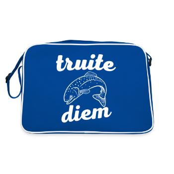 truite diem - Sac Retro - bleu/blanc - Dos