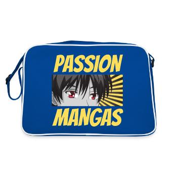 passion mangas - Sac Retro - bleu/blanc - Dos