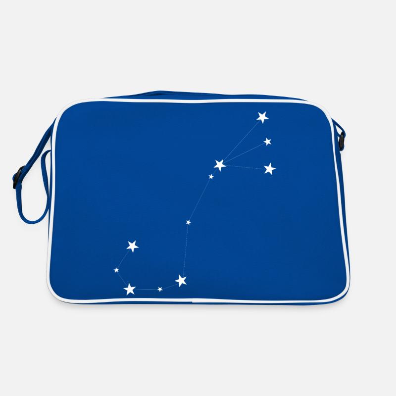 Constellation du Scorpion - Sac Retro - bleu/blanc