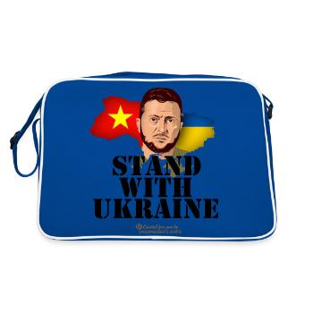 Ukraine Vietnam - Retro Bag - blue/white - Back