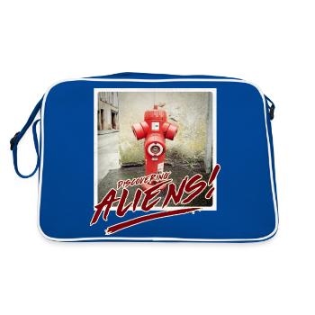 Étrangers 21 - Sac Retro - bleu/blanc - Dos