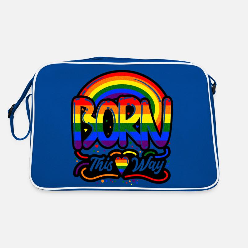 Born This Way Celebrate Pride & Equality Retro Bag