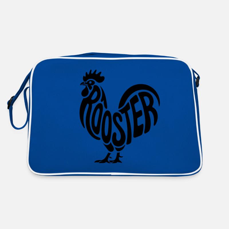 Rooster - Cool Chicken Logo Retro Bag