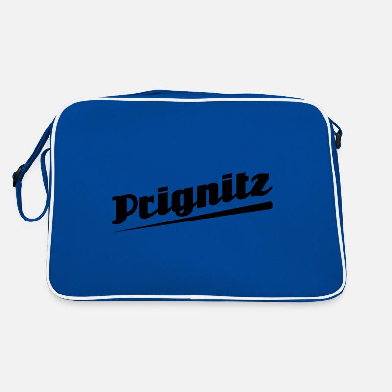 Prignitz - Textdesign mit Stadtnamen Retro Tasche