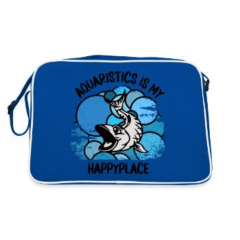 Aquariophiles Poissons Poissons d’ornement Aquaristique - Sac Retro - bleu/blanc - Dos