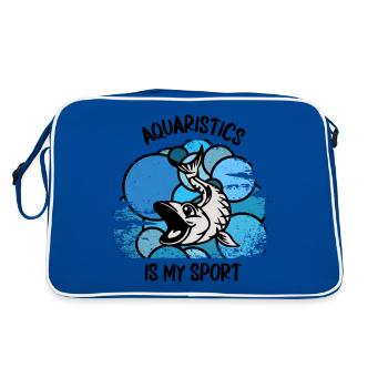 Aquariophiles Poissons Poissons d’ornement Aquaristique - Sac Retro - bleu/blanc - Dos