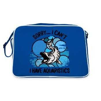 Aquariophiles Poissons Poissons d’ornement Aquaristique - Sac Retro - bleu/blanc - Dos