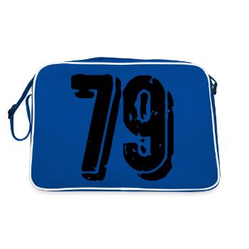 79 number jersey - Retro Bag - blue/white - Back