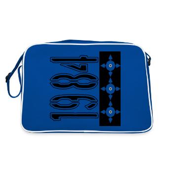 1984 with Plot Surveillance Camera - Retro Bag - blue/white - Back