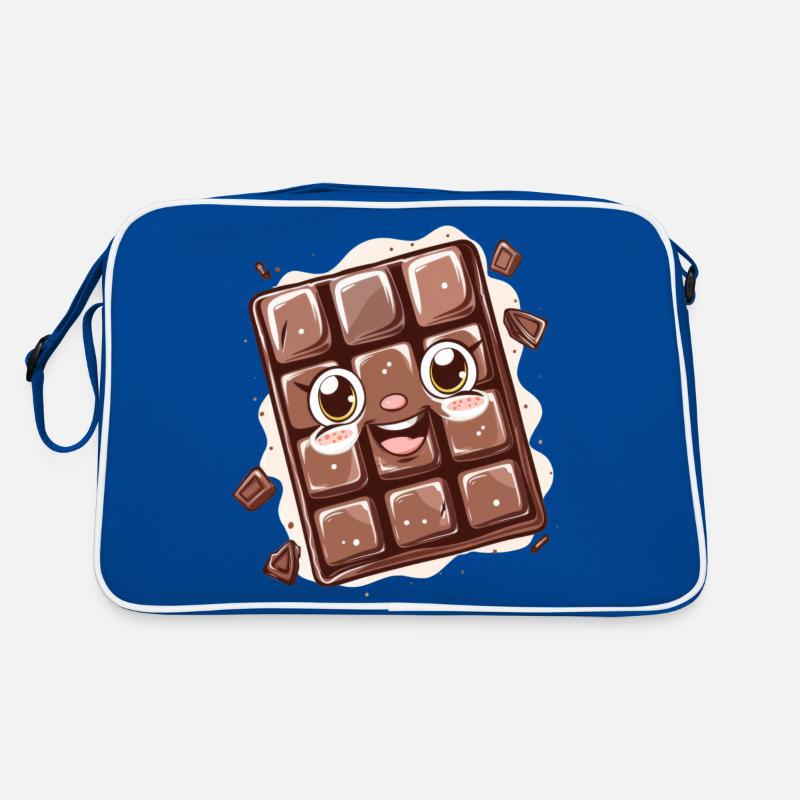 Schokoladen Comic Design Retro Tasche