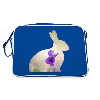 Rabbit Rabbit - Retro Bag - blue/white - Back