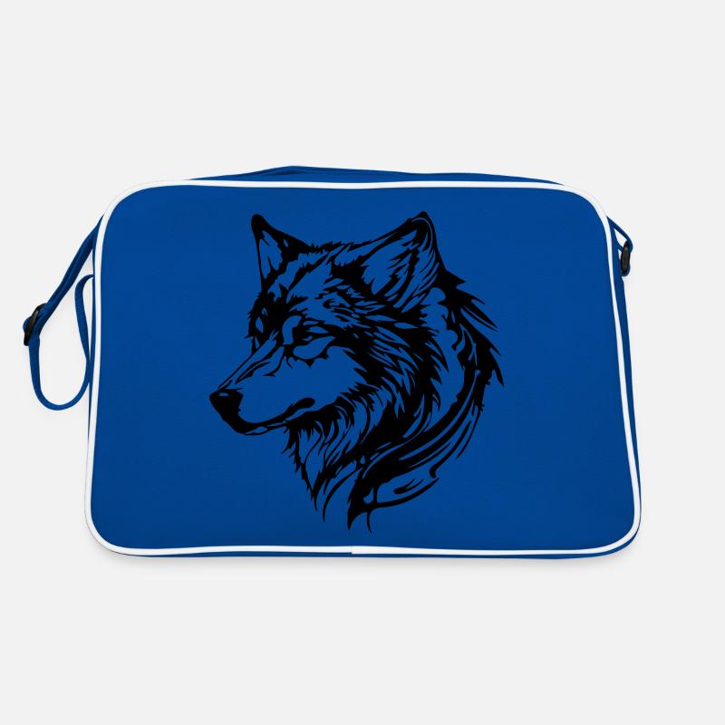 Wolf Head Retro Bag