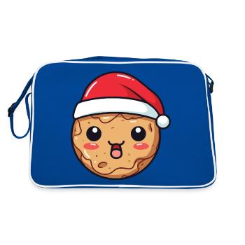 Biscuit Christmas Comic - Retro Bag - blue/white - Back