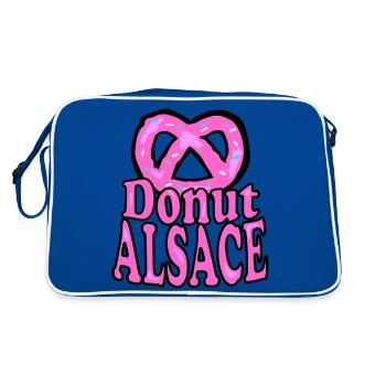 Alsace Donut Pretzel - Retro Bag - blue/white - Back