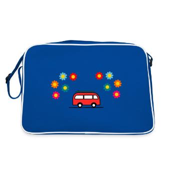 BONNE FÊTE PAPA. PAPA. FÊTE DES PÈRES. PÈRE - Sac Retro - bleu/blanc - Dos