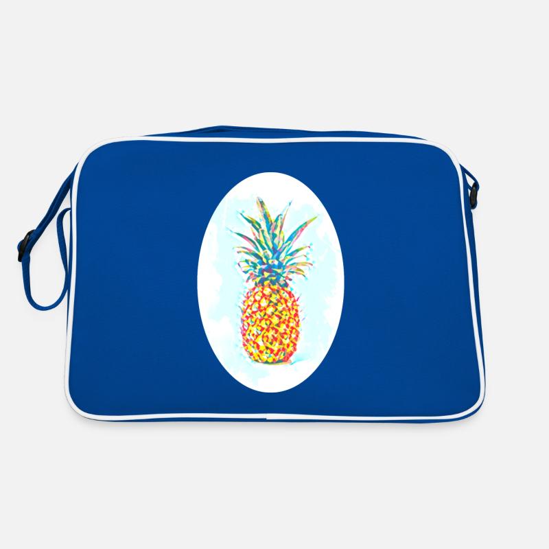 Pineapple Drawing Retro Bag