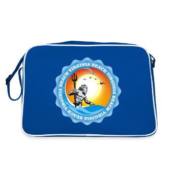 Virginia Beach King Neptune - Retro Bag - blue/white - Back