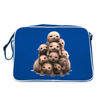 Seals Seals - Retro Bag - blue/white - Back