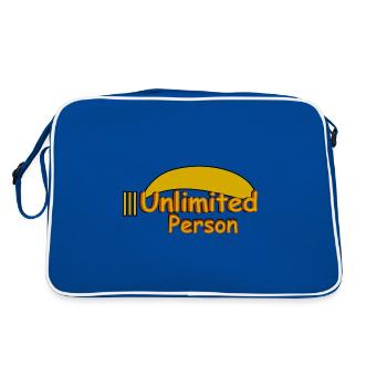 Chance de personne illimitée - Sac Retro - bleu/blanc - Dos